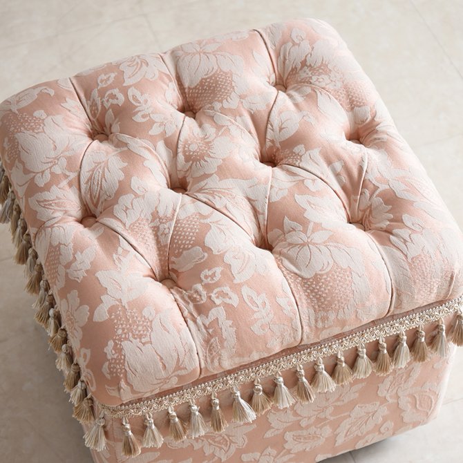 ヨーロピアン ロココ調 姫系 収納付き スツール 画像5