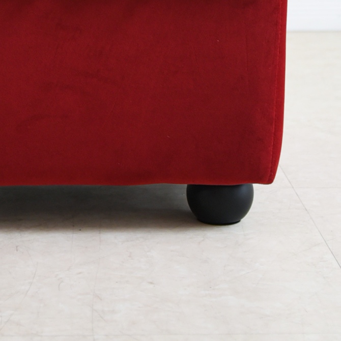 アンティーク調 クラシック ベルベット タッセル付 収納スツール 画像9