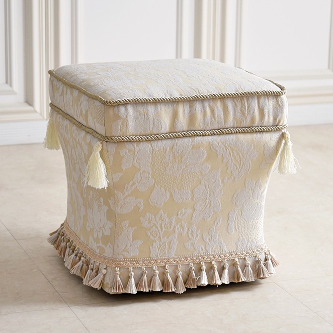 エトワール ブランシュ オットマン スツール ドマーニ シャンパンゴールド