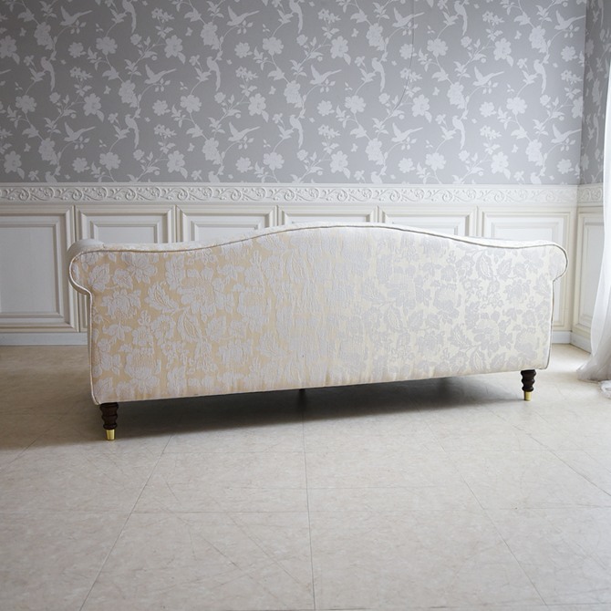 ヨーロピアン クラシック ロココ調 3人掛けソファ 3Pソファ 画像4