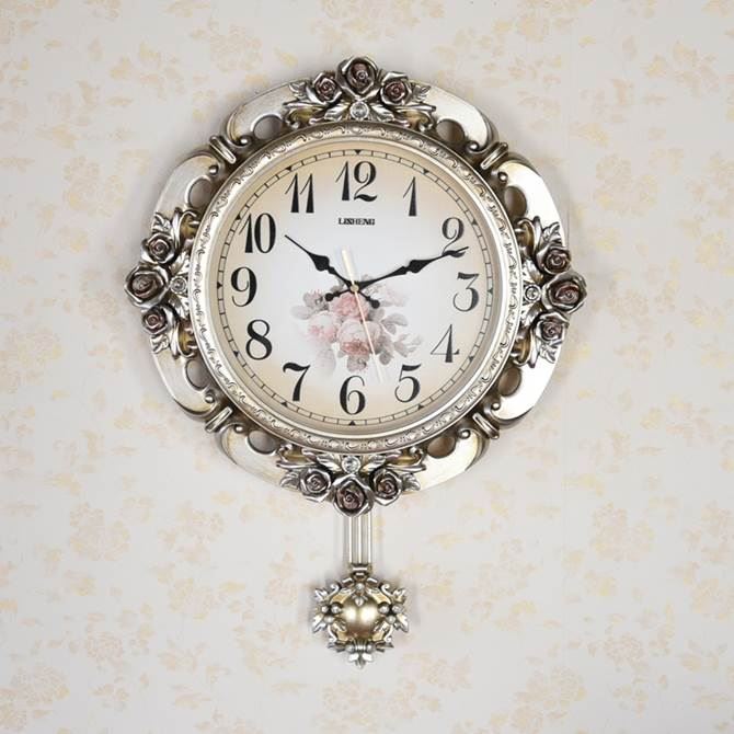 エレガント・ロココ薔薇の振子時計 GD