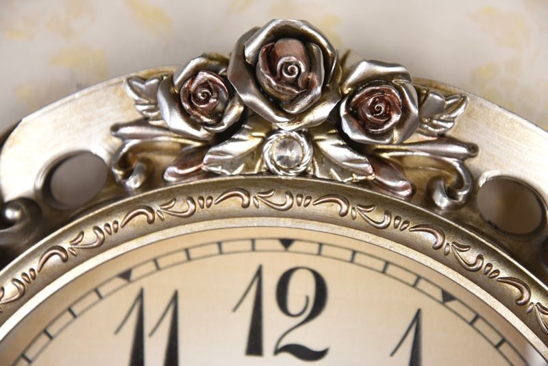 エレガント・ロココ薔薇の振子時計 GD
