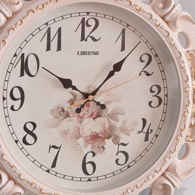 エレガント・ロココ薔薇の振子時計 WH